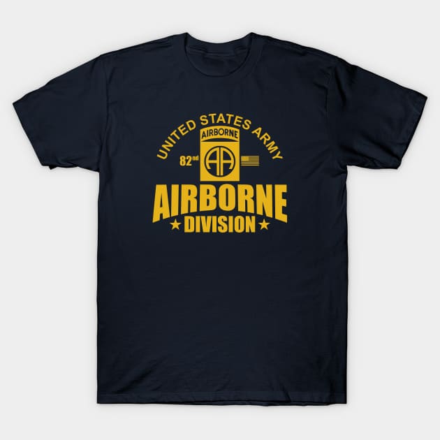 82nd Airborne Division T-Shirt by Tailgunnerstudios